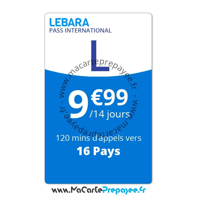 Pass International L Lebara En Ligne