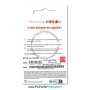 verso packaging carte sim prépayée sfr la carte essentielle 2h appels 300 sms 1go