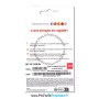 verso packaging carte sim prépayée sfr la carte 80go illimité