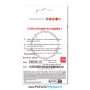 verso packaging carte sim prépayée sfr la carte 140go illimité