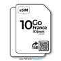 esim data France 10Go,esim prépayée france,esim data,esim france data only,esim data prépayée France,prepaid data esim France