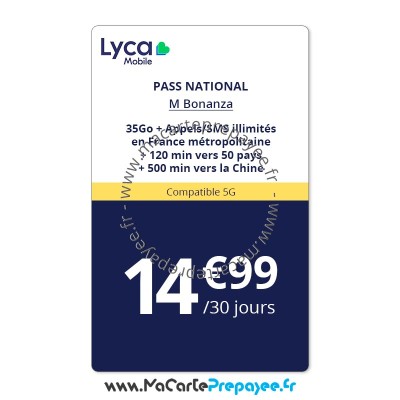 pass lycamobile France, pass national lycamobile france, lycamobile pass national m bonanza, lycamobile pass bonanza, pass lyca
