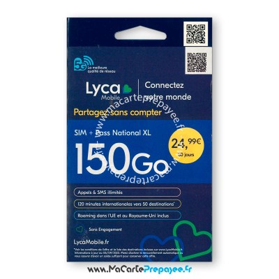 carte prépayée lycamobile France, carte sim prépayée lycamobile, carte sim lycamobile rechargeable, lycamobile prepaid plans