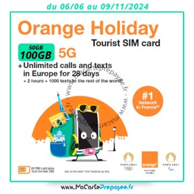 orange holiday europe offre prépayée, orange holiday europe prepaid offer, orange holiday