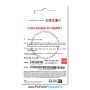 verso packaging carte sim prépayée sfr la carte 10 euros crédit inclus